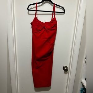 Red Midi Dress